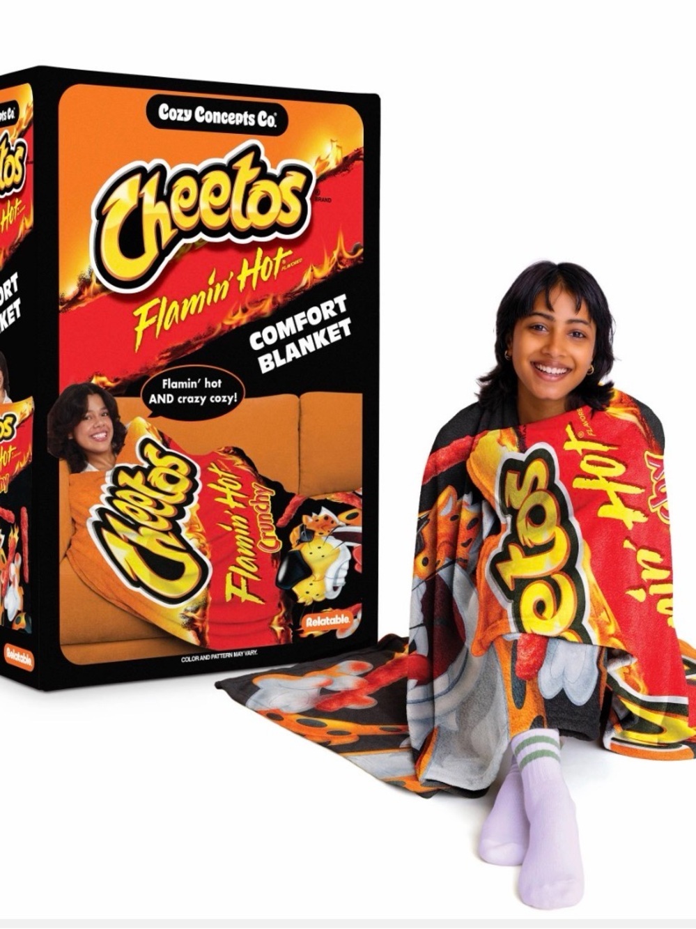 Cheetos Blanket
